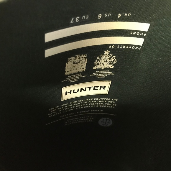 New HUNTER Original Tall Wellies Rain Boots Green - Picture 6 of 7